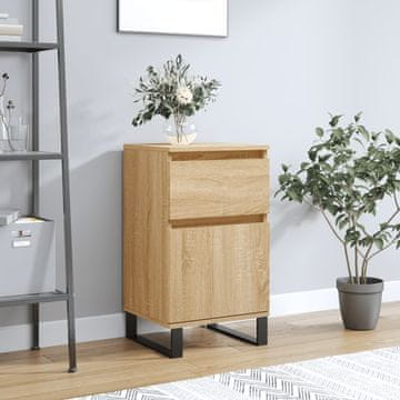 Vidaxl vidaXL Predalnik, hrast sonoma, 40x35x70 cm, material na osnovi lesa
