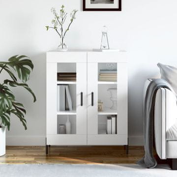 Vidaxl vidaXL Omarica, bela, 69,5 x 34 x 90 cm, material na osnovi lesa