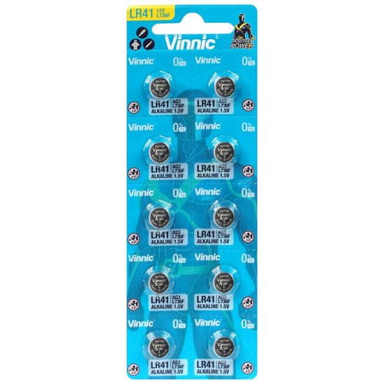 Ikonka Aga Vinnic LR41 LR736 gumbna baterija 10 kos