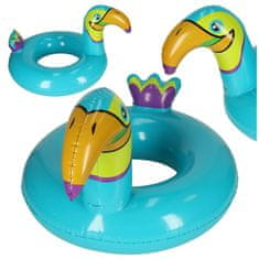 Ikonka Napihljiv otroški plavalni obroč Toucan 70cm