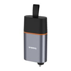 BASEUS dodatna oprema za avtomobile kladivo za steklo + nož za pas (črno)