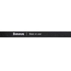 BASEUS Rainbow Circle Velcro trakovi, organizator kablov 3 m (črni)