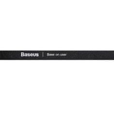 BASEUS Baseus Rainbow Circle Velcro trakovi, organizator kablov 3 m (črni)