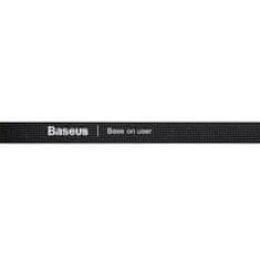 BASEUS Barvni trakovi Velcro, organizator kablov 1m (črni)