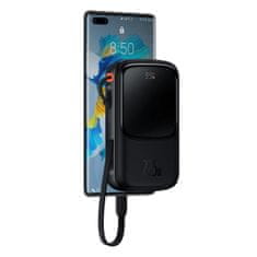 BASEUS Powerbank s hitrim polnjenjem 10000mAh 22,5W QC-PD-SCP-FCP kabel USB-C črn