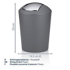 Kela Kozmetična košara MARTA 1,7 l plastična, stara roza KL-24374