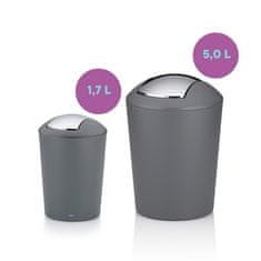 Kela Kozmetična košara MARTA 1,7 l plastična, stara roza KL-24374