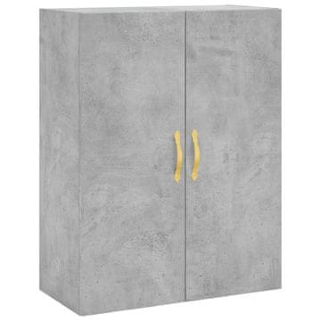 Vidaxl Stenska omarica betonsko siva 69,5x34x90 cm