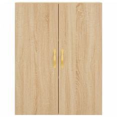 Vidaxl Stenska omarica 2 kosa sonoma hrast 69,5x34x90 cm