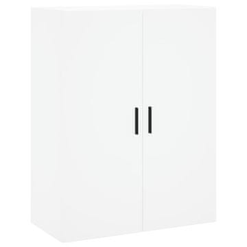 Vidaxl Stenska omarica bela 69,5x34x90 cm