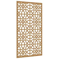 Vidaxl Vrtna stenska dekoracija 105x55 cm corten jeklo mavra