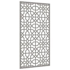 Vidaxl Vrtna stenska dekoracija 105x55 cm corten jeklo mavra