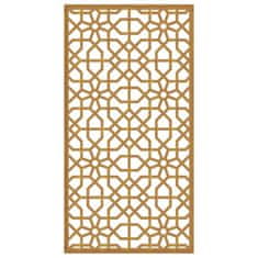 Vidaxl Vrtna stenska dekoracija 105x55 cm corten jeklo mavra