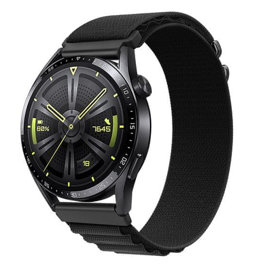 BStrap Nylon Loop pašček za Xiaomi Amazfit GTS, black