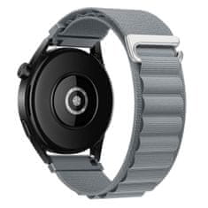 BStrap Nylon Loop pašček za Huawei Watch GT3 46mm, gray