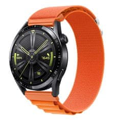 BStrap Nylon Loop pašček za Xiaomi Haylou Solar LS05, orange