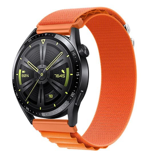 BStrap Nylon Loop pašček za Xiaomi Haylou Solar LS05, orange