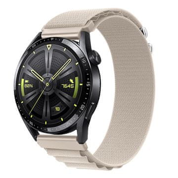 BStrap Nylon Loop pašček za Samsung Galaxy Watch 3 41mm, starlight