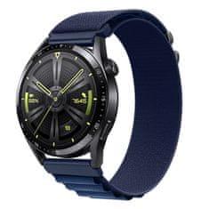 BStrap Nylon Loop pašček za Samsung Galaxy Watch Active 2 40/44mm, navy blue