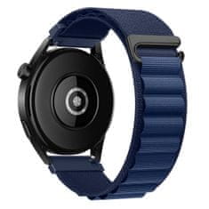 BStrap Nylon Loop pašček za Samsung Galaxy Watch Active 2 40/44mm, navy blue