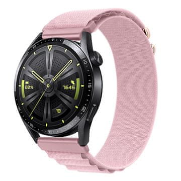 BStrap Nylon Loop pašček za Samsung Galaxy Watch 42mm, powder sand