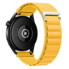 BStrap Nylon Loop pašček za Garmin Vivoactive 3, yellow