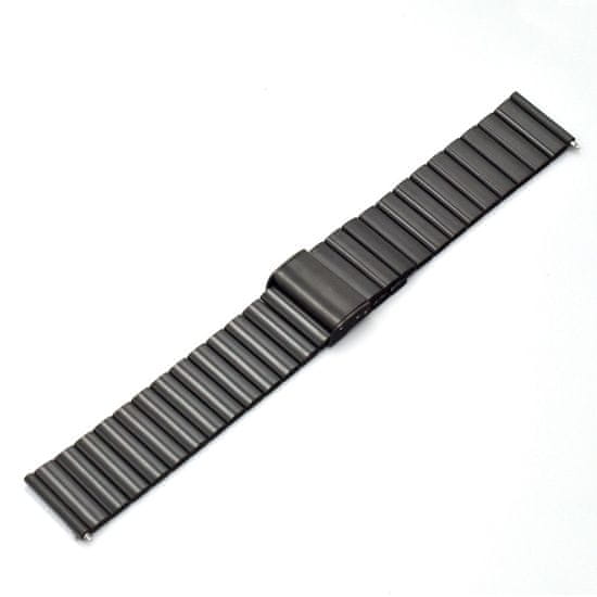BStrap Steel pašček za Xiaomi Amazfit Bip, black