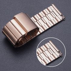 BStrap Steel pašček za Huawei Watch GT 42mm, rose gold