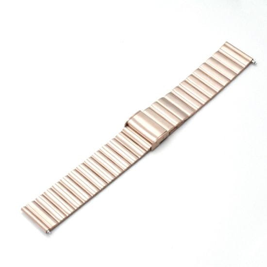 BStrap Steel pašček za Samsung Galaxy Watch 42mm, rose gold