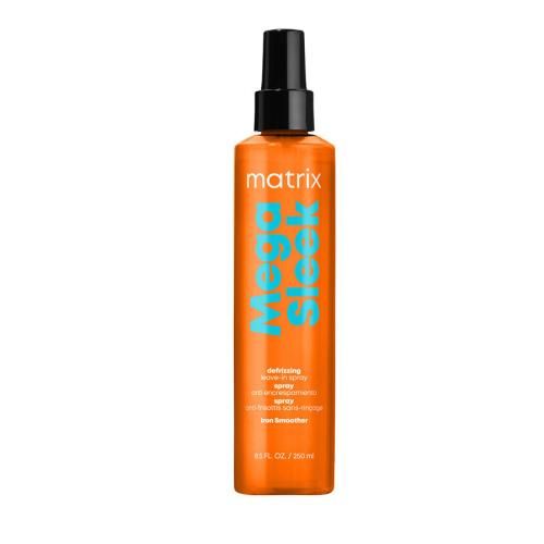 Matrix Mega Sleek Iron Smoother Defrizzing Leave-In Spray sprej brez izpiranja za glajenje las in toplotno zaščito za ženske