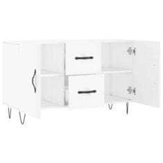Vidaxl Komoda bela 100x36x60 cm inženirski les
