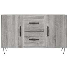 Vidaxl Komoda siva sonoma 100x36x60 cm konstruiran les