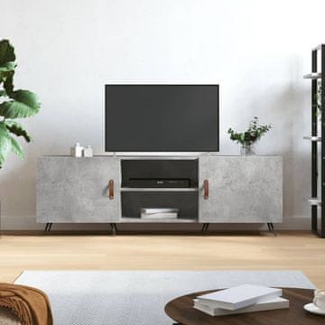 Vidaxl vidaXL TV omarica betonsko siva 150x30x50 cm