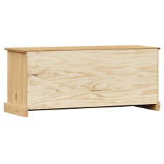 Vidaxl Klop za čevlje VIGO 106x35x45 cm trdna borovina