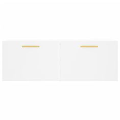 Vidaxl Stenska omarica bela 100x36,5x35 cm inženirski les