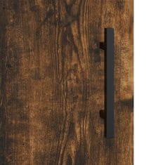 Vidaxl Komoda dimljeni hrast 100x36x60 cm inženirski les