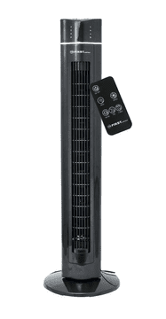 First Austria Ventilator stoječi FIRST, 109cm, timer, upravljalec, črna barva