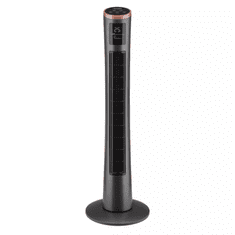 Ventilator stoječi FIRST, 102cm, timer, upravljalec, sive barve