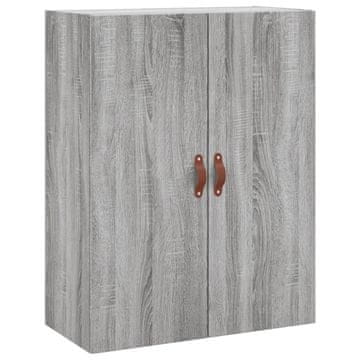 Vidaxl Stenska omarica siva sonoma 69,5x34x90 cm