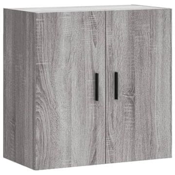 Vidaxl Stenska omarica siva sonoma 60x31x60 cm inženirski les