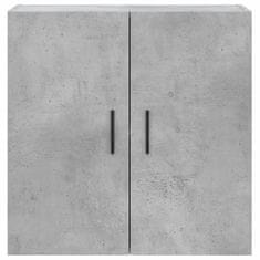 Vidaxl Stenska omarica betonsko siva 60x31x60 cm inženirski les
