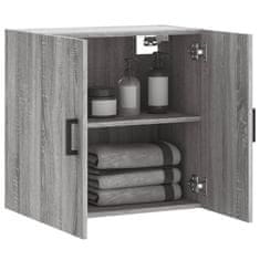 Vidaxl Stenska omarica siva sonoma 60x31x60 cm inženirski les