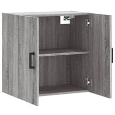 Vidaxl Stenska omarica siva sonoma 60x31x60 cm inženirski les