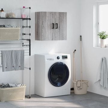 Vidaxl vidaXL Stenska omarica siva sonoma hrast 60x31x60 cm