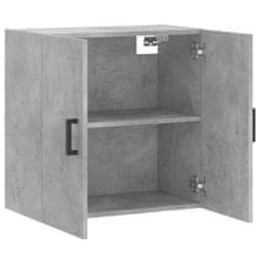 Vidaxl Stenska omarica betonsko siva 60x31x60 cm inženirski les