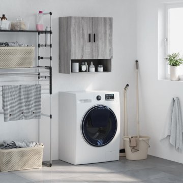 Vidaxl vidaXL Stenska omarica siva sonoma hrast 60x31x70 cm