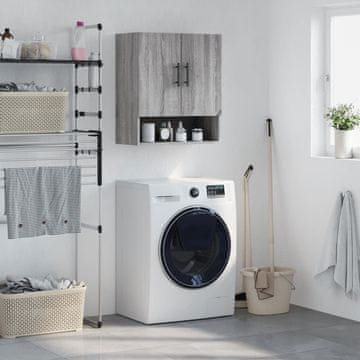 Vidaxl vidaXL Stenska omarica siva sonoma hrast 60x31x70 cm