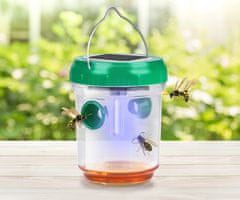 Grundig pasti za žuželke/insekte, komplet 3x pasti, LED svetilka, baterija, solarno polnjenje, nosilec