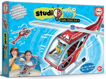 Educa Studio 3D model Reševalni helikopter