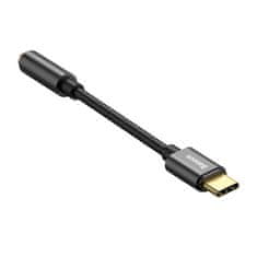 BASEUS Baseus L54 avdio adapter USB-C + mini jack 3,5 mm (črn)